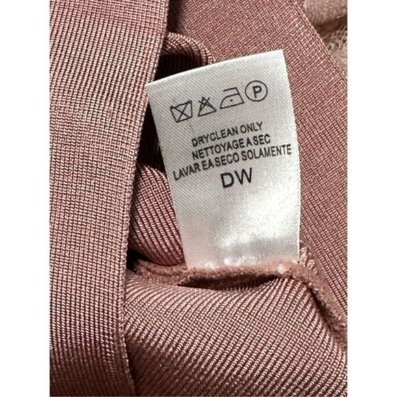 PoshShop Sheer‎ Lace Sleeveless Sheath Dress Caged Neck Blush Pink Extra Small - Picture 9 of 14